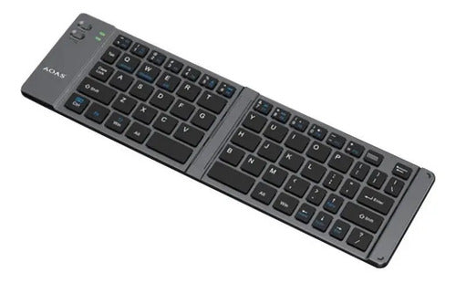 Teclado Plegable Inalambrico Español Recargable Windows iMac Aleatorio - 3 Colores Español Incluye Tecla Ñ