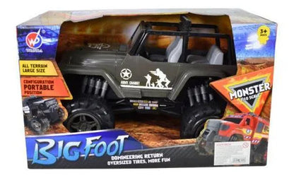 Camioneta 4x4 Todoterreno A Fricción Todoterreno Escala 1:10 Gris