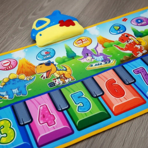 Alfombra Musical Interactiva Infantil Piano Plegable 110cm