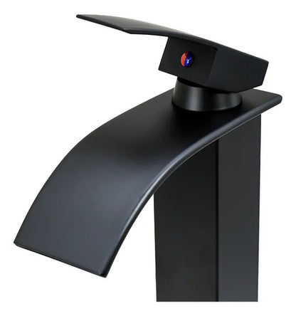 Canilla Negra Para Lavatorio Baño Monocomando Mezcladora