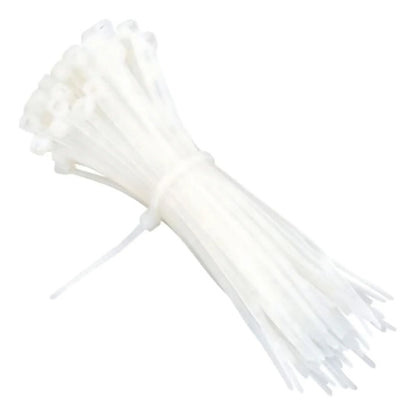 Precintos Bridas Blancos De Plastico 100 Unidades Blanco