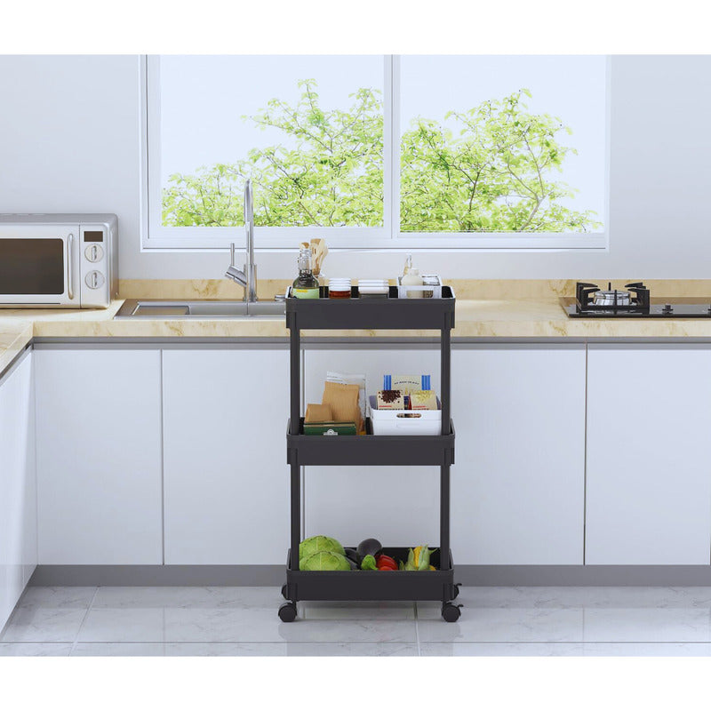 Organizador Para Cocina Baño Oficina Multiuso Metal Ruedas