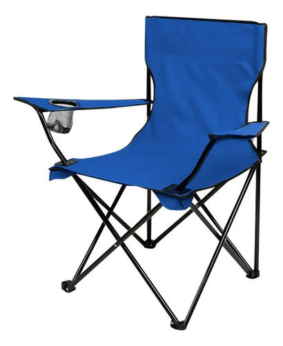 Silla Plegable Lona Camping Pesca Playa Funda 50x50x80 Cm Aleatorio