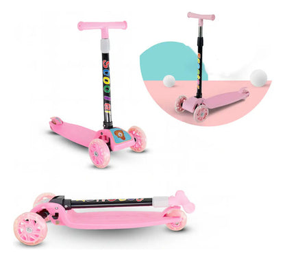 Tripatin Infantil Para Niños Monopatin De Plastico Plegable
