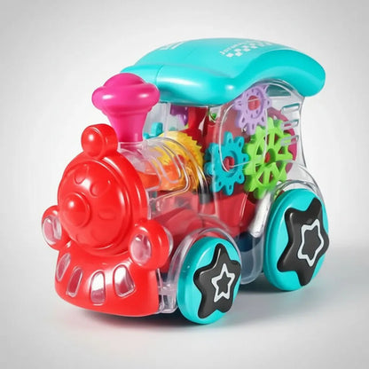 Tren Automático Transparente Juguete Luces Música Infantil Sin Personaje