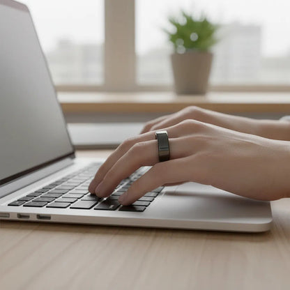 Anillo Inteligente Monitoreo Sueño Talle 9 Ios Android Negro 9