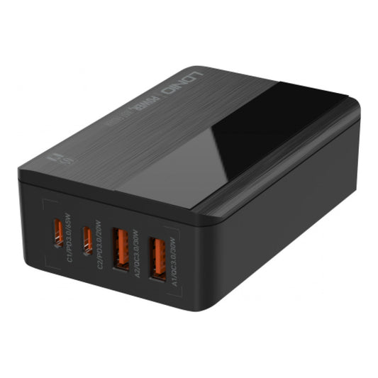 Cargador De Pared Carga Rapida 65w 2 Usb + 2 Usb Tipo C