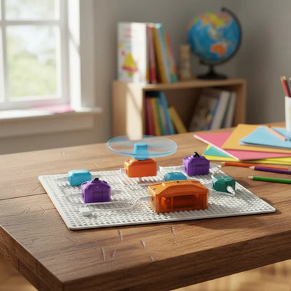 Kit Educativo Juego Ciencia Circuitos Eléctricos Modular Aleatorio