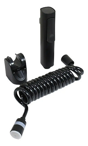 Ducha Higienica Baño Griferia Grifo Con Soporte Negro