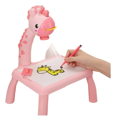 Mesa De Dibujo Con Proyector Para Niños Niñas Luz Y Musica
