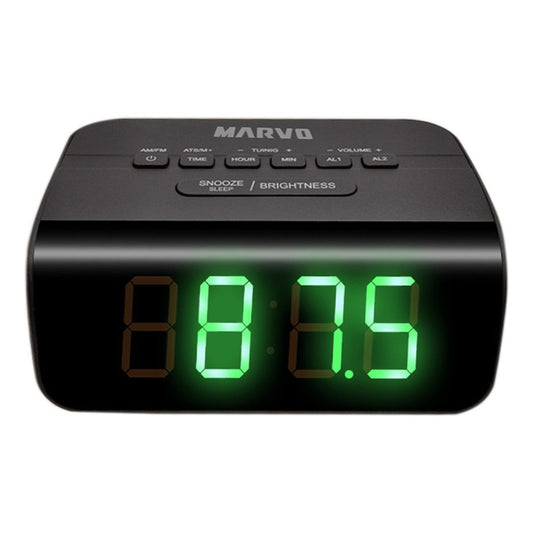 Reloj Radio Rectangular Am Fm Color Negro