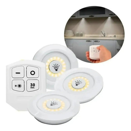 Lampara Led Portatil Inalambrica Armario Ropero X3