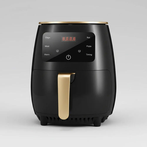 Freidora Aire Sin Aceite 4.5 Litro 1200w Temporizador Horno Negro O Verde Segun Disponibilidad