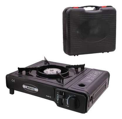 Parrilla Portatil Gas Camping Anafe Hierro Valija Traslado