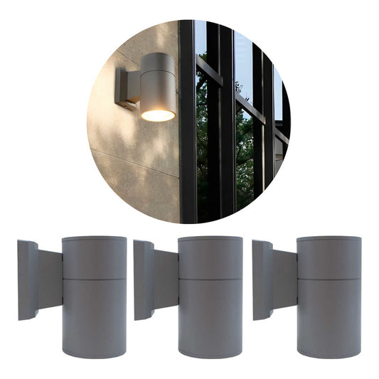 Set X3 Aplique Pared Exterior Luminaria Foco Unidireccional