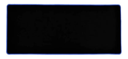 Mousepad Gamer Xl Base Goma Antideslizante Alfombrilla Tela Azul Liso