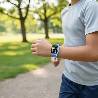Smartwatch Infantil 4g Camara Microfono Wifi Azul Nano Sim Aleatorio Mesh Azul