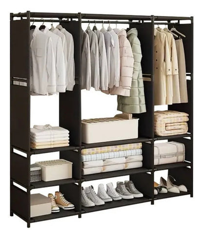 Armario Ropero Portatil Modular Organizador Metal Abs Tnt 2 Colores Según Stock
