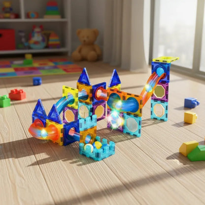 Set Bloques Magnéticos X75 Piezas Construcción Infantil Pack 75
