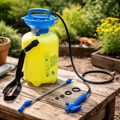 Fumigador 5 Litros Botella Plastico Pico Metalico Mochila Varios