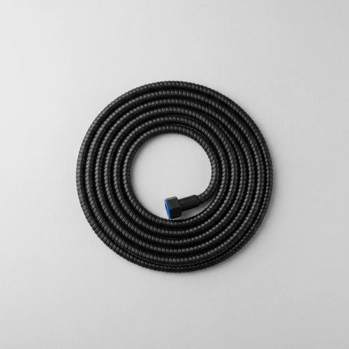 Manguera Flexible Ducha Reforzada Acero Inoxidable Universal Negro