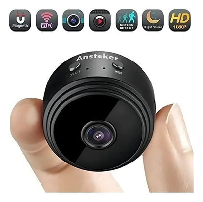 Camara De Seguridad Mini Camara A9 2mp Vision Nocturna Color Negro