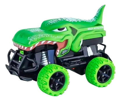 Auto A Control Remoto Diseño Dinosaurio 2 Colores Aleatorio