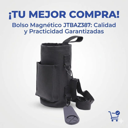Bolso Magnetico Deportivo Botella Gimnasio Correa Ajustable Negro Sleeve Deportivo Magnético