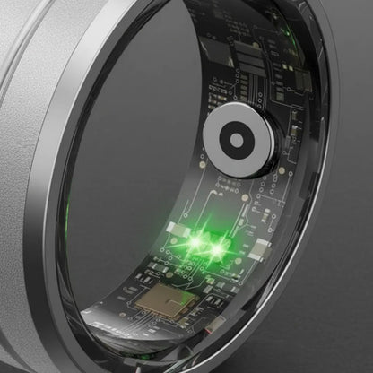 Anillo Inteligente Monitoreo Sueño Talle 8 Ios Android Plateado 8