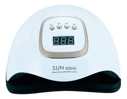 Lampara Secador De Uñas Cabina Uv 81 Led Manicura 380w Blanco