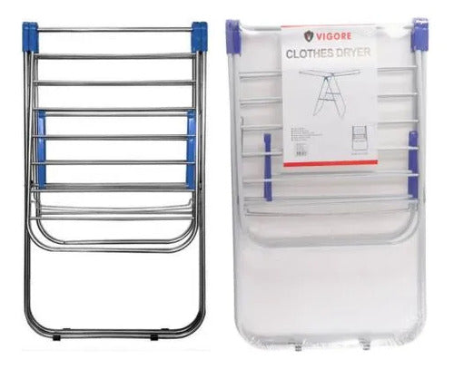 Tendedero Ropa Plegable Reforzado Extensible Hogar 100x60x95 Aleatorio - 2 Colores