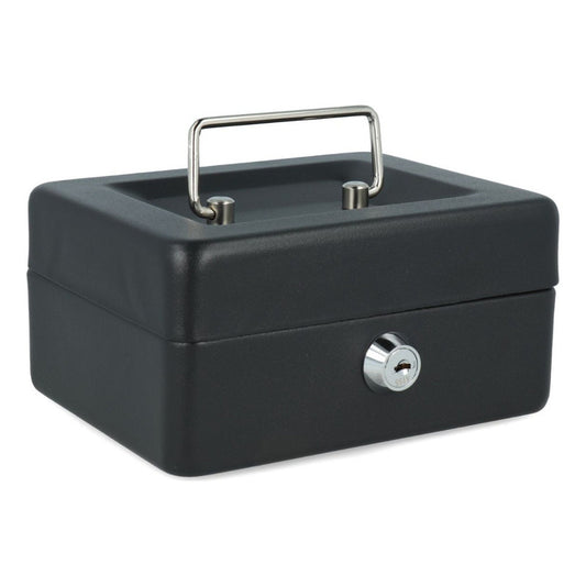 Caja Fuerte Con Llaves Metalica 20x16x9cm Varios Colores