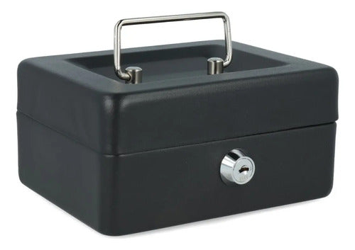 Caja Fuerte Con Llaves Metalica 20x16x9cm Varios Colores Aleatorio