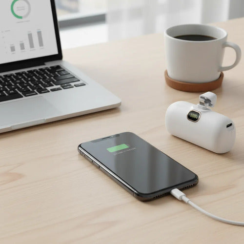 Power Bank Portátil 6500mah Conector Ios Salida 2a Cargador Aleatorio - 4 Colores