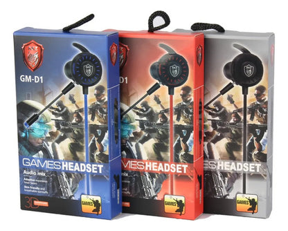 Auriculares Gamer In Ear Microfono Sonido Envolvente 3d Aleatorio