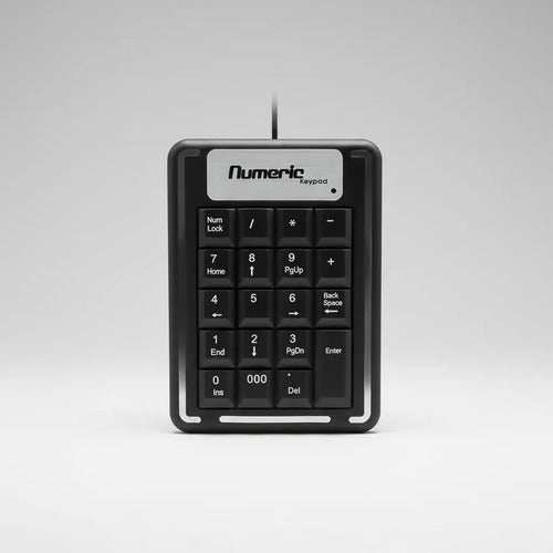 Teclado Keypad Numérico Usb Cable Laptop Notebook Pc Oficina Negro