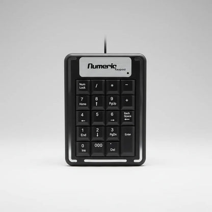 Teclado Keypad Numérico Usb Cable Laptop Notebook Pc Oficina Negro