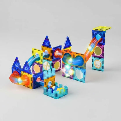 Set Bloques Magnéticos X75 Piezas Construcción Infantil Pack 75