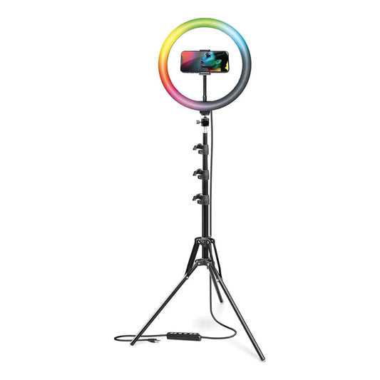 Anillo Aro Luz Led Rgb Con Tripode Flexible 2m Soporte