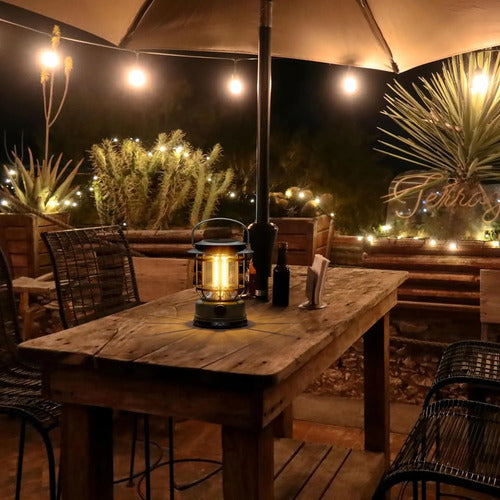 Farol Recargable Foco Solar Camping Linterna Con Cable Usb Varios