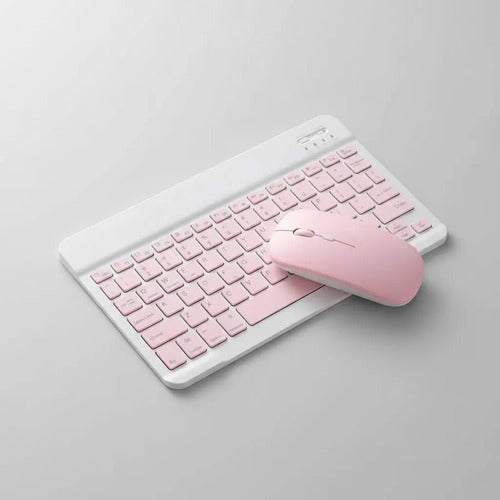 Teclado Y Mouse Inalambrico Bluetooth Recargable Combo