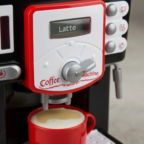 Cafetera Infantil Luz Sonido Taza Espumador 2 Pilas Aa