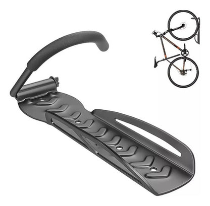 Gancho Soporte Colgar La Bicicleta Forma Vertical Metal Negro