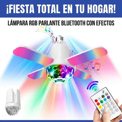 Lampara Musica Rgb Led Bluetooth E27 B22 Control Parlante Rgb