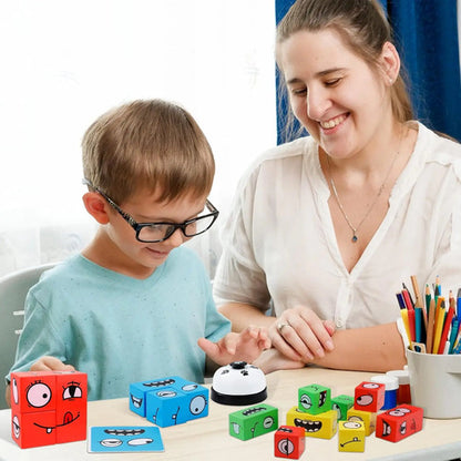 Juego De Bloques Creativos Caras Divertidas Juguete Infantil 89 Varios