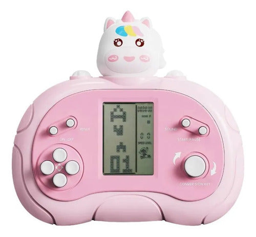 Mini Consola Portátil Infantil Retro Juegos Clásicos Lcd Rosa