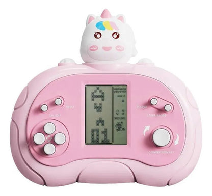 Mini Consola Portátil Infantil Retro Juegos Clásicos Lcd Rosa