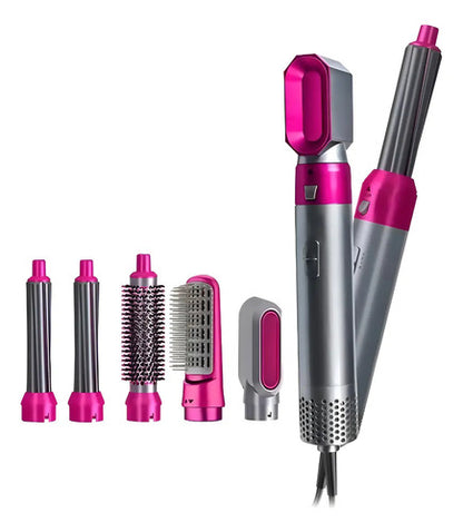 Cepillo Moldeador Pelo 5 En 1 Secador Rizador Alisador 220v