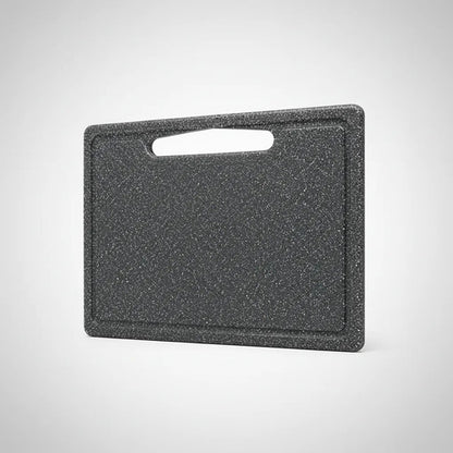 Tabla Picar Plastica Reforzada Antiderrame Cortar Cocina Granito Negro