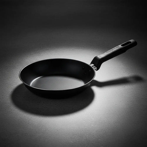 Sartén 18cm Cocina Uso Diario Mango Ergonómico Largo Negro Negro